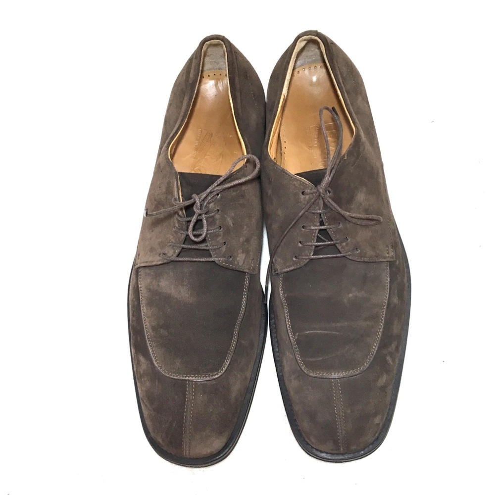 Salvatore Ferragamo Brown Suede Oxford shoes